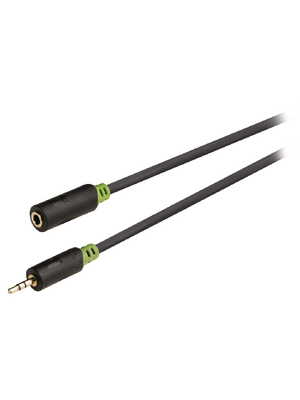 Koenig - KNA21250E02 - Audio cable 0.20 m anthracite, KNA21250E02, K?nig