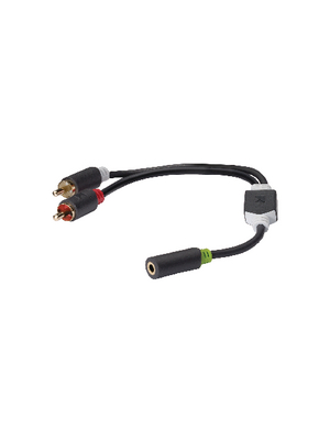 Koenig - KNA22255E10 - Audio cable 1.00 m anthracite, KNA22255E10, K?nig