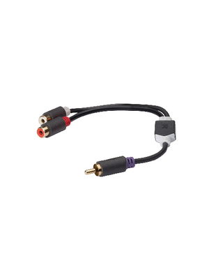 Koenig - KNA24010E02 - Audio cable 0.20 m anthracite, KNA24010E02, K?nig