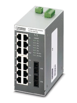 Phoenix Contact - FL SWITCH SFN 14TX/2FX - Industrial Ethernet Switch 14x 10/100 RJ45 / 2x SC (multi-mode), FL SWITCH SFN 14TX/2FX, Phoenix Contact
