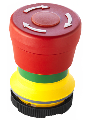 RAFI - 1.30.273.001/2300 - Emergency stop pushbutton, red lens Mushroom form / 22 mm red RAFIX 22 FS+, 1.30.273.001/2300, RAFI