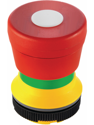 RAFI - 1.30.273.101/2200 - Emergency stop pushbutton, IP 69K Mushroom form / 22 mm red / Neutral white RAFIX 22 FS+, 1.30.273.101/2200, RAFI
