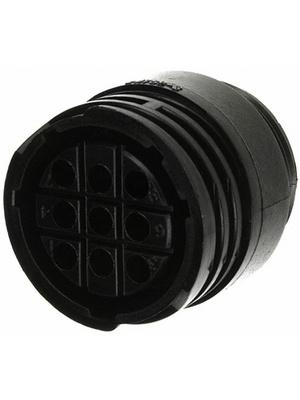 TE Connectivity - 211769-3 - Receptacle CPC1 Poles=9, accepts female contacts / Free hanging/cable mount, 211769-3, TE Connectivity