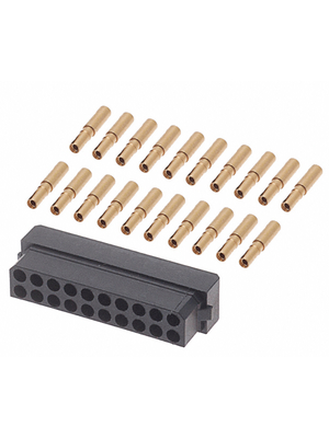 Harwin - M80-8882005 - Socket, dual-row, straight Pitch2 mm Poles 2 x 10 Datamate, M80-8882005, Harwin