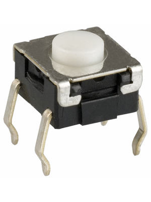 Omron Electronic Components - B3W-1000 - PCB Switch 24 VDC 50 mA Through Hole THT white, B3W-1000, Omron Electronic Components