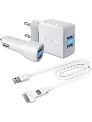 Innergie - TRAVEL PACK - Duo Travel Charging Kit 10/15W, TRAVEL PACK, Innergie