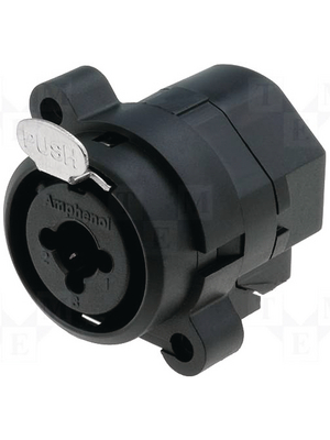 Amphenol - ACJC6V BULK - XLR, Receptacle 6 N/A C PCB black, ACJC6V BULK, Amphenol