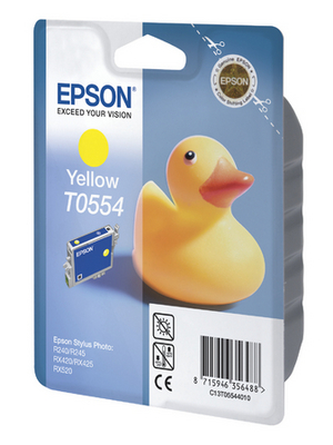 Epson - C13T05544010 - Ink T0554 yellow, C13T05544010, Epson