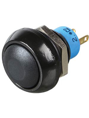 Apem - IPR1SAD2 - Push-button Switch on-off black, IPR1SAD2, Apem