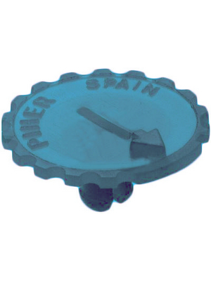 Piher - 5371 BLUE - Knurled knob for trimmer PT 15 blue, 5371 BLUE, Piher