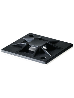 HellermannTyton - QM20A-BK - Cable tie mount Q 4.0 mm black - 151-10914, QM20A-BK, HellermannTyton