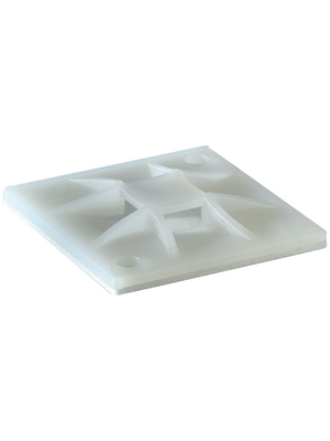 HellermannTyton - QM20A-NA - Cable tie mount Q 4.0 mm natural - 151-10904, QM20A-NA, HellermannTyton