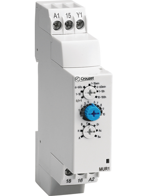 Crouzet - MUR1 - Time lag relay Multifunction, MUR1, Crouzet