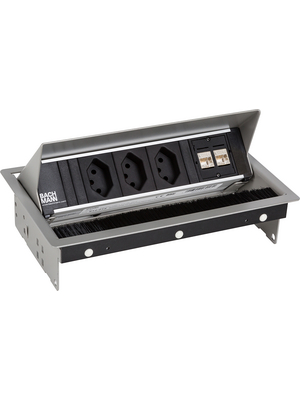 Bachmann - 912.201 - Power strip, 3xCH/T13, 2xCAT6, 2m CONI, 912.201, Bachmann