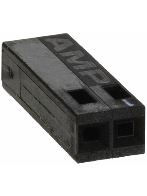 TE Connectivity - 87499-3 - Crimp housing Pitch2.54 mm Poles 2 Contact DesignStamped Single row / straight / without polarization AMPMODU MOD IV, 87499-3, TE Connectivity