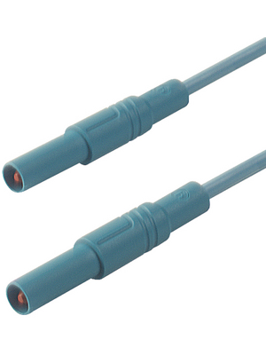 SKS Kontakttechnik - MLS GG 200/2,5 BLUE - Safety test lead ? 4 mm blue 200 cm 2.5 mm2 CAT III, MLS GG 200/2,5 BLUE, SKS Kontakttechnik