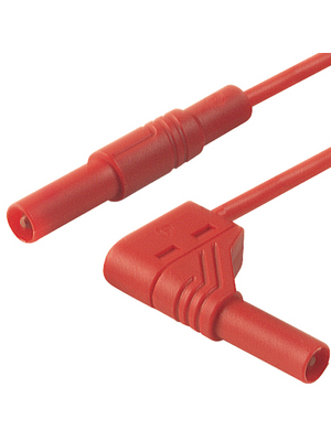 SKS Kontakttechnik - MLS WG 100/2,5 RED - Safety test lead ? 4 mm red 100 cm 2.5 mm2 CAT III, MLS WG 100/2,5 RED, SKS Kontakttechnik