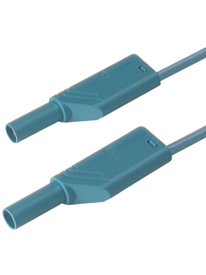 SKS Kontakttechnik - MLS WS 200/2,5 BLUE - Safety test lead ? 4 mm blue 200 cm 2.5 mm2 CAT II, MLS WS 200/2,5 BLUE, SKS Kontakttechnik
