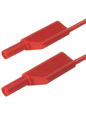 SKS Kontakttechnik - MLS WS 200/2,5 RED - Safety test lead ? 4 mm red 200 cm 2.5 mm2 CAT II, MLS WS 200/2,5 RED, SKS Kontakttechnik
