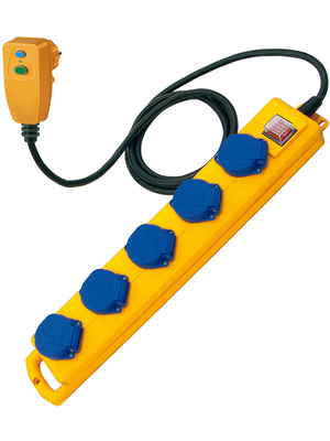 Brennenstuhl - 1159870816 - Outlet strip Super-SolidxF (CEE 7/3), 5 m, F (CEE 7/4), 1159870816, Brennenstuhl