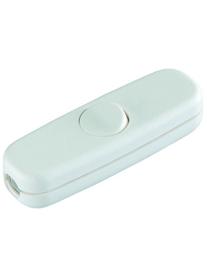 Inter Baer - 5055-008.01 - Cord in-line switch, 1-pole white, 5055-008.01, inter B?R
