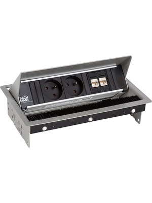 Bachmann - 912.203 - Power strip, 2xFR/UTE, 2xCAT6, 2m CONI, 912.203, Bachmann