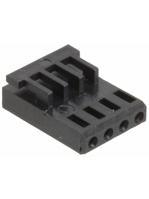 TE Connectivity - 926475-4 - Crimp housing Pitch2.54 mm Poles 4 Single row / straight AMPMODU MOD IV, 926475-4, TE Connectivity