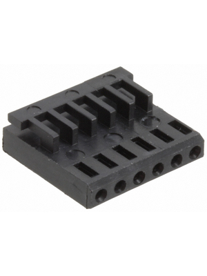 TE Connectivity - 926475-6 - Crimp housing Pitch2.54 mm Poles 6 Single row / straight AMPMODU MOD IV, 926475-6, TE Connectivity