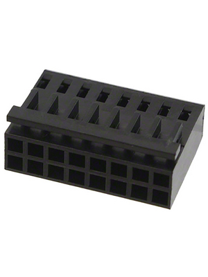 TE Connectivity - 926476-8 - Crimp housing Pitch2.54 mm Poles 16 Double row / straight AMPMODU MOD IV, 926476-8, TE Connectivity