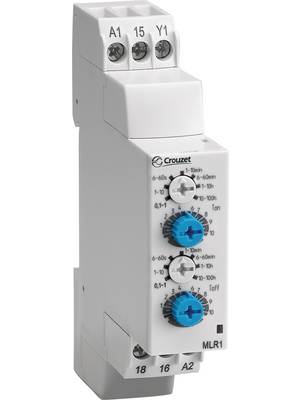 Crouzet - MLR1 - Time lag relay Clock generator, MLR1, Crouzet