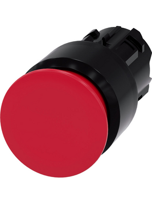 Siemens - 3SU1000-1AA20-0AA0 - SIRIUS ACT Mushroom Push-Button front element Plastic, red, 3SU1000-1AA20-0AA0, Siemens