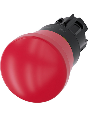 Siemens - 3SU1000-1HA20-0AA0 - SIRIUS ACT Mushroom Push-Button front element Plastic, red, 3SU1000-1HA20-0AA0, Siemens