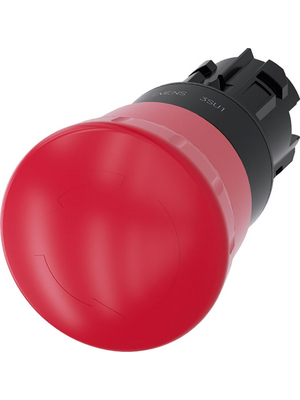 Siemens - 3SU1000-1HB20-0AA0 - SIRIUS ACT Mushroom Push-Button front element Plastic, red, 3SU1000-1HB20-0AA0, Siemens
