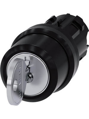 Siemens - 3SU1000-4BM01-0AA0 - Key-operated Switch front element, RONIS SB30, 3SU1000-4BM01-0AA0, Siemens