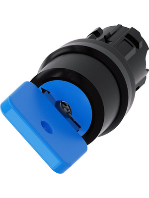 Siemens - 3SU1000-4GF01-0AA0 - Key-operated Switch front element, O.M.R. 73038, 3SU1000-4GF01-0AA0, Siemens