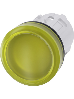 Siemens - 3SU1001-6AA30-0AA0 - SIRIUS ACT Indicator lamp front element Plastic, yellow, 3SU1001-6AA30-0AA0, Siemens