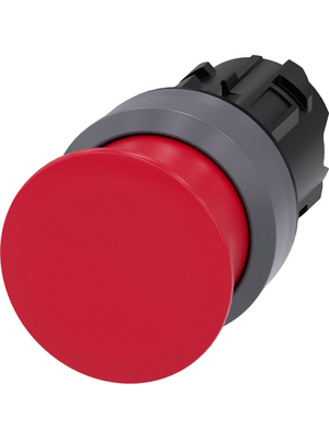Siemens - 3SU1030-1AD20-0AA0 - SIRIUS ACT Mushroom Push-Button front element Metal, matte, red, 3SU1030-1AD20-0AA0, Siemens