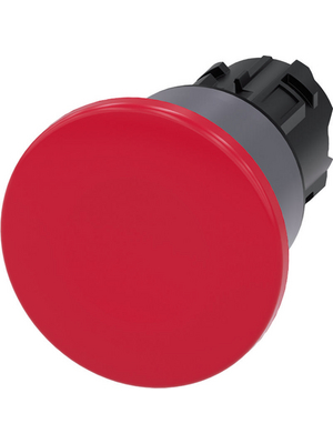 Siemens - 3SU1030-1BA20-0AA0 - SIRIUS ACT Mushroom Push-Button front element Metal, matte, red, 3SU1030-1BA20-0AA0, Siemens