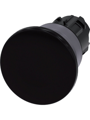 Siemens - 3SU1030-1BD10-0AA0 - SIRIUS ACT Mushroom Push-Button front element Metal, matte, black, 3SU1030-1BD10-0AA0, Siemens