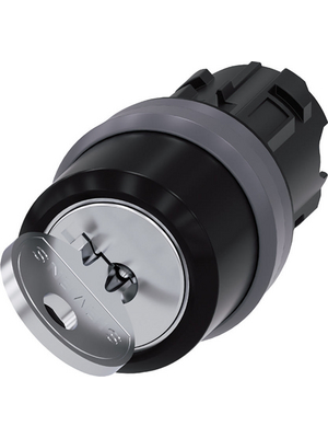 Siemens - 3SU1030-4BF11-0AA0 - Key-operated Switch front element, RONIS SB30, 3SU1030-4BF11-0AA0, Siemens