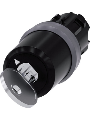 Siemens - 3SU1030-5BF11-0AA0 - Key-operated Switch front element, CES SSG10, 3SU1030-5BF11-0AA0, Siemens
