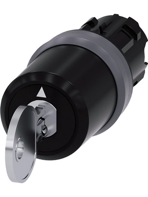 Siemens - 3SU1030-5BL11-0AA0 - Key-operated Switch front element, CES SSG10, 3SU1030-5BL11-0AA0, Siemens