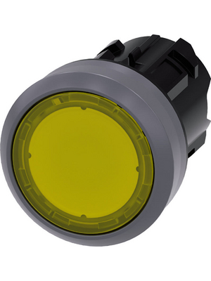 Siemens - 3SU1031-0AB30-0AA0 - SIRIUS ACT Illuminated Push-Button front element Metal, matte, yellow, 3SU1031-0AB30-0AA0, Siemens