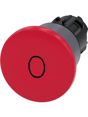 Siemens - 3SU1030-1BA20-0AD0 - SIRIUS ACT Mushroom Push-Button front element Metal, matte, red, 3SU1030-1BA20-0AD0, Siemens