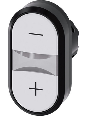 Siemens - 3SU1000-3AB66-0AL0 - SIRIUS ACT Twin Push-Button front element Plastic, white/white, 3SU1000-3AB66-0AL0, Siemens