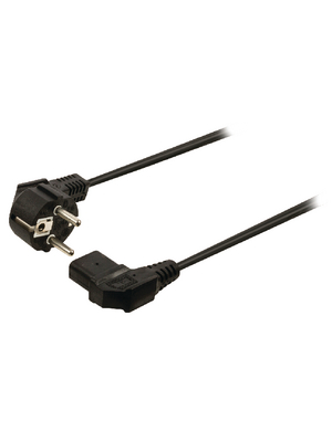 Valueline - VLEP10020B30 - Power Cable Type F (CEE 7/4) IEC-320-C13 3.00 m, VLEP10020B30, Valueline