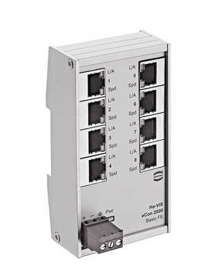 HARTING - ECON 2080B-A - Industrial Ethernet Switch 8x 10/100 RJ45, ECON 2080B-A, HARTING