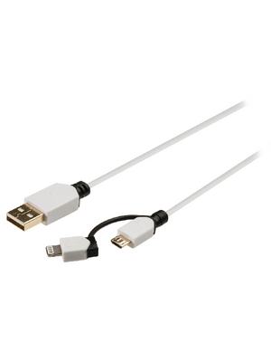 Koenig - KNM39400W10 - USB Cable 1.00 m white, KNM39400W10, K?nig