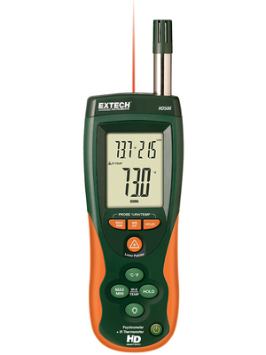 Extech Instruments - HD500 - Psychrometer -100...+1372 C 0...100 %, HD500, Extech Instruments