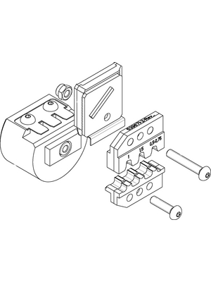 TE Connectivity - 539671-2 - Crimping dies, 539671-2, TE Connectivity